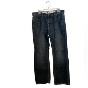 Men’s Marc Eckō Boot Fit Jeans, blue cotton denim, 34 x32